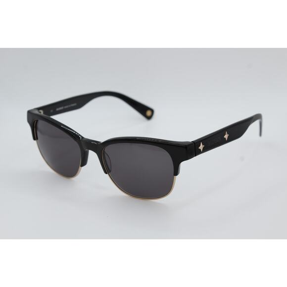 Balmain BL 4003 Sunglasses – Black & Gold Star Accents...